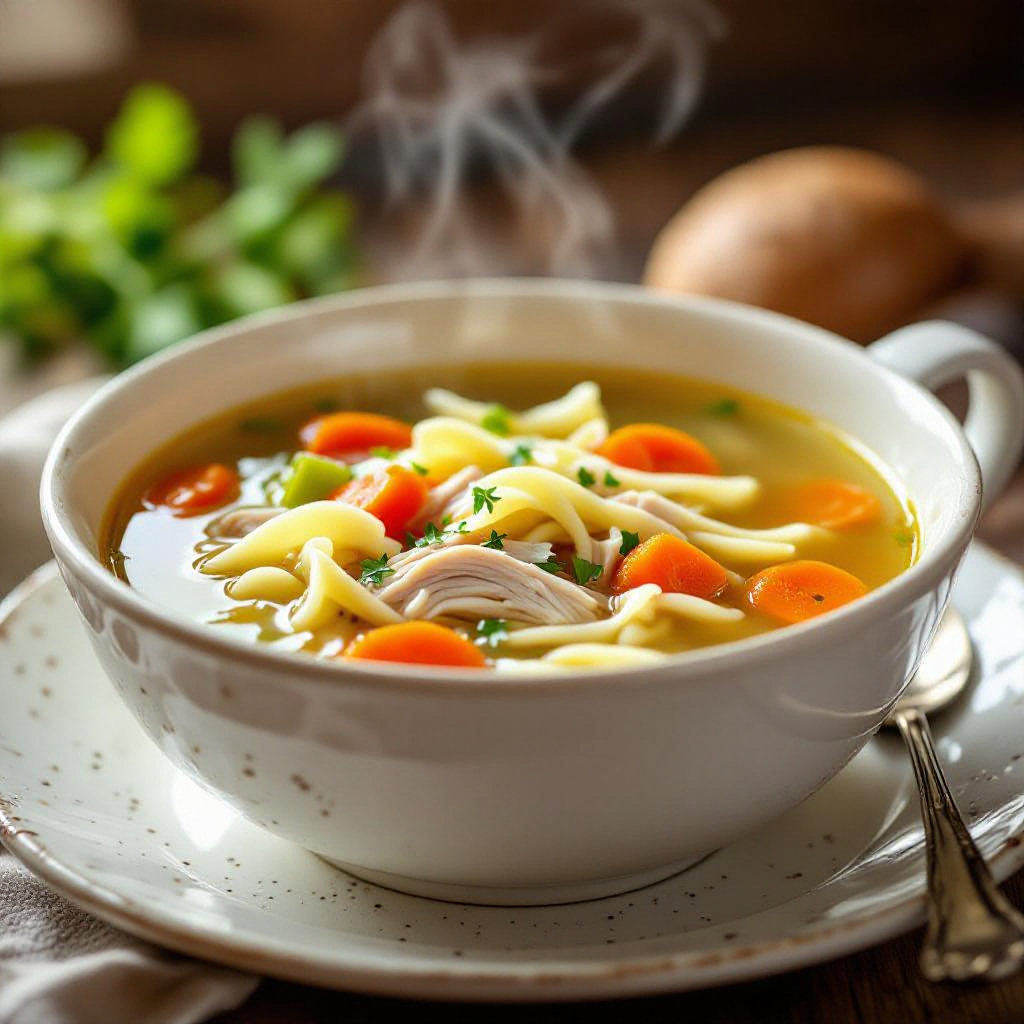 Grandma's Chicken Noodle Soup recipe instructions