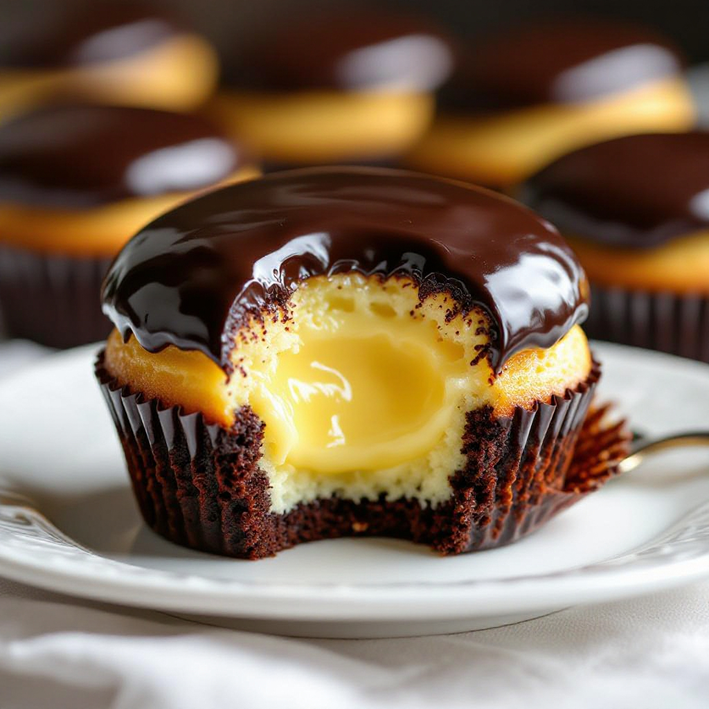Irresistible Boston Cream Pie Cupcakes recipe instructions