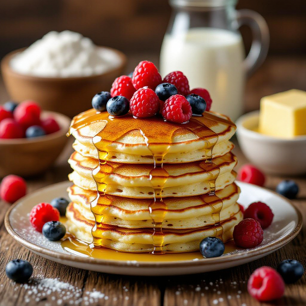Fluffy 5-Minute Pancakes Everyone Is Making recipe image