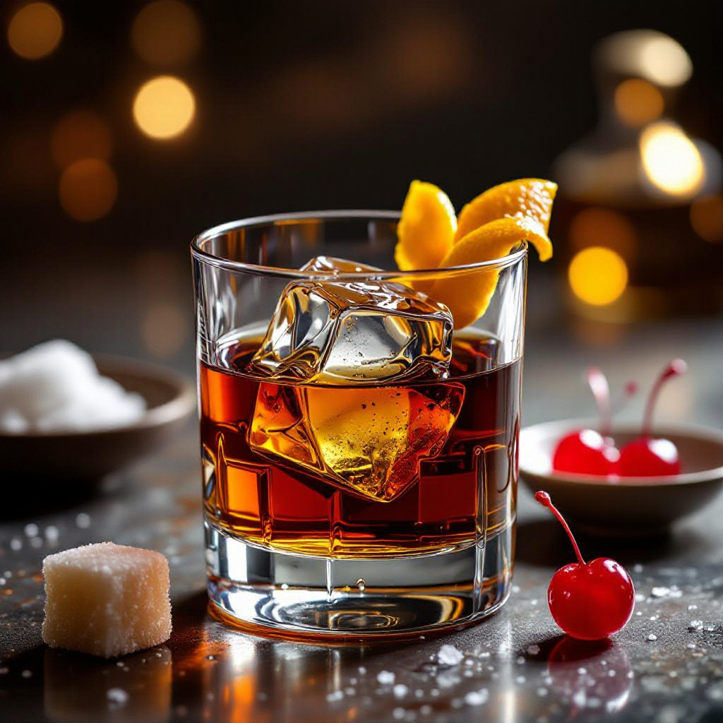 classic old fashioned drink recipe recipe image