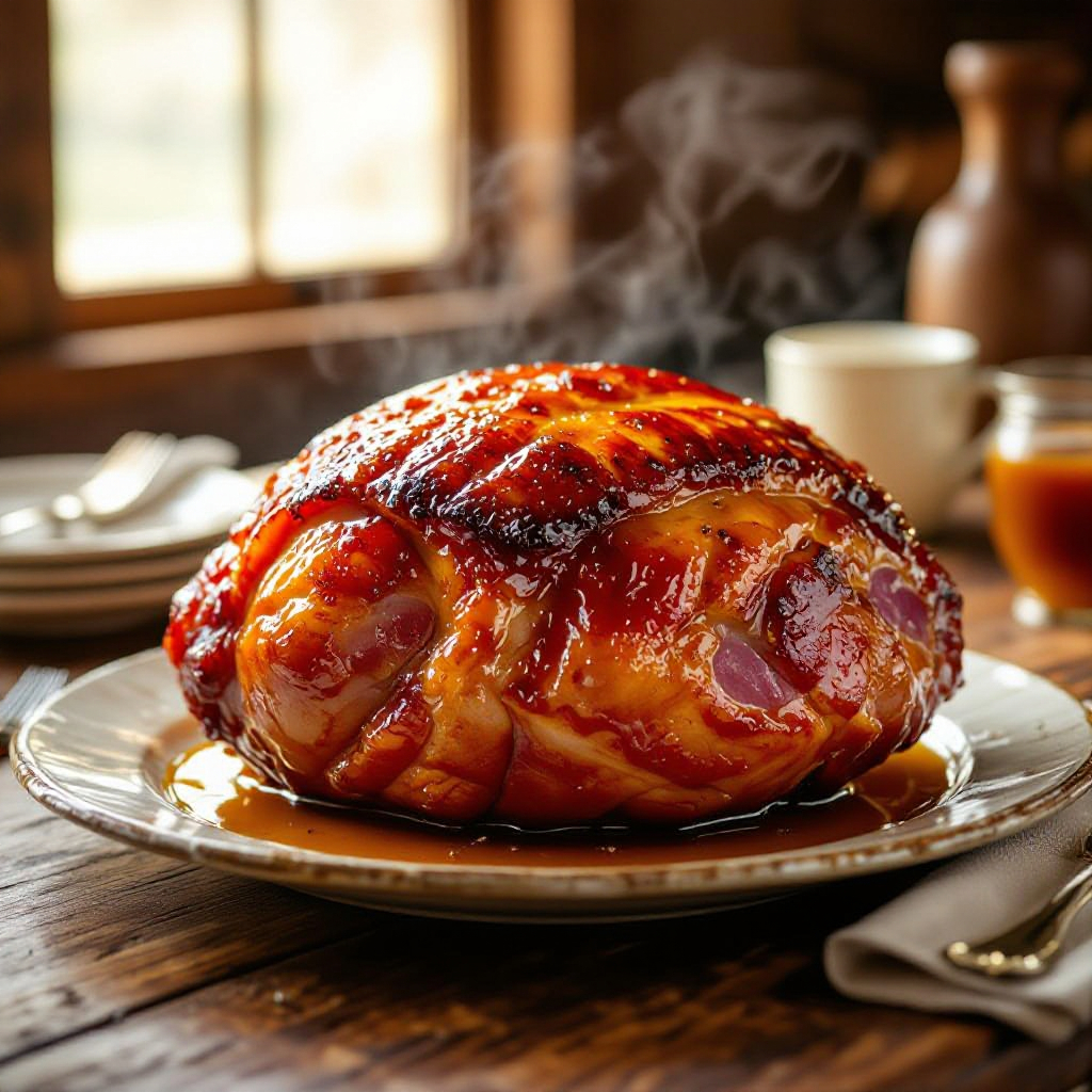 Golden Honey Glazed Country Ham recipe instructions