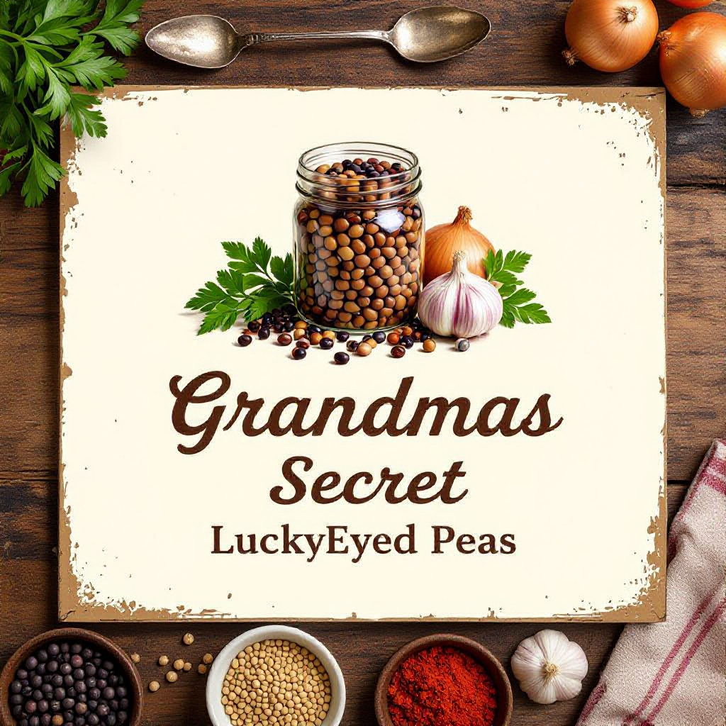 Grandma's Secret Lucky Black-Eyed Peas recipe image