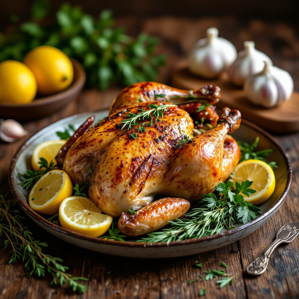 Roast Chicken with Herbs recipe image