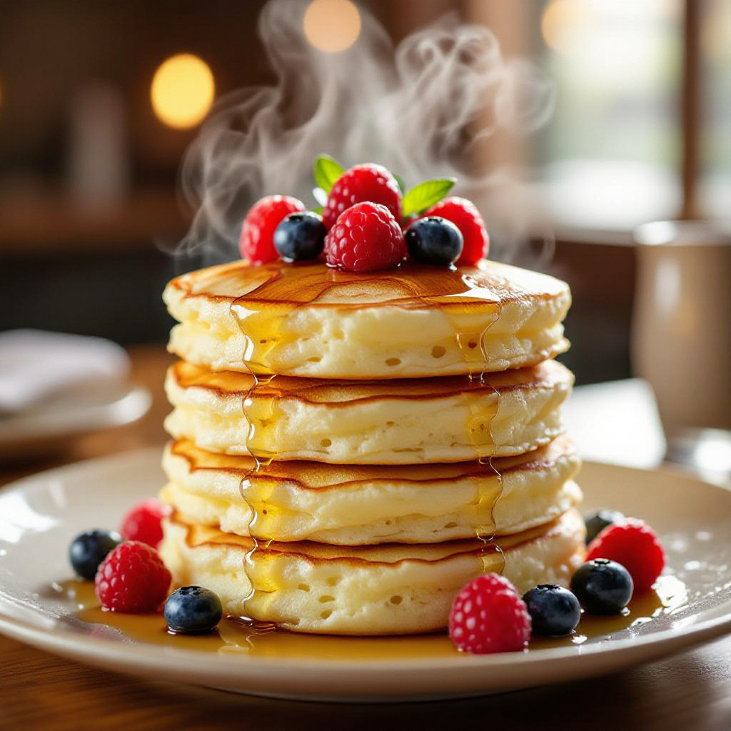 Fluffy Japanese Soufflé Pancakes recipe instructions