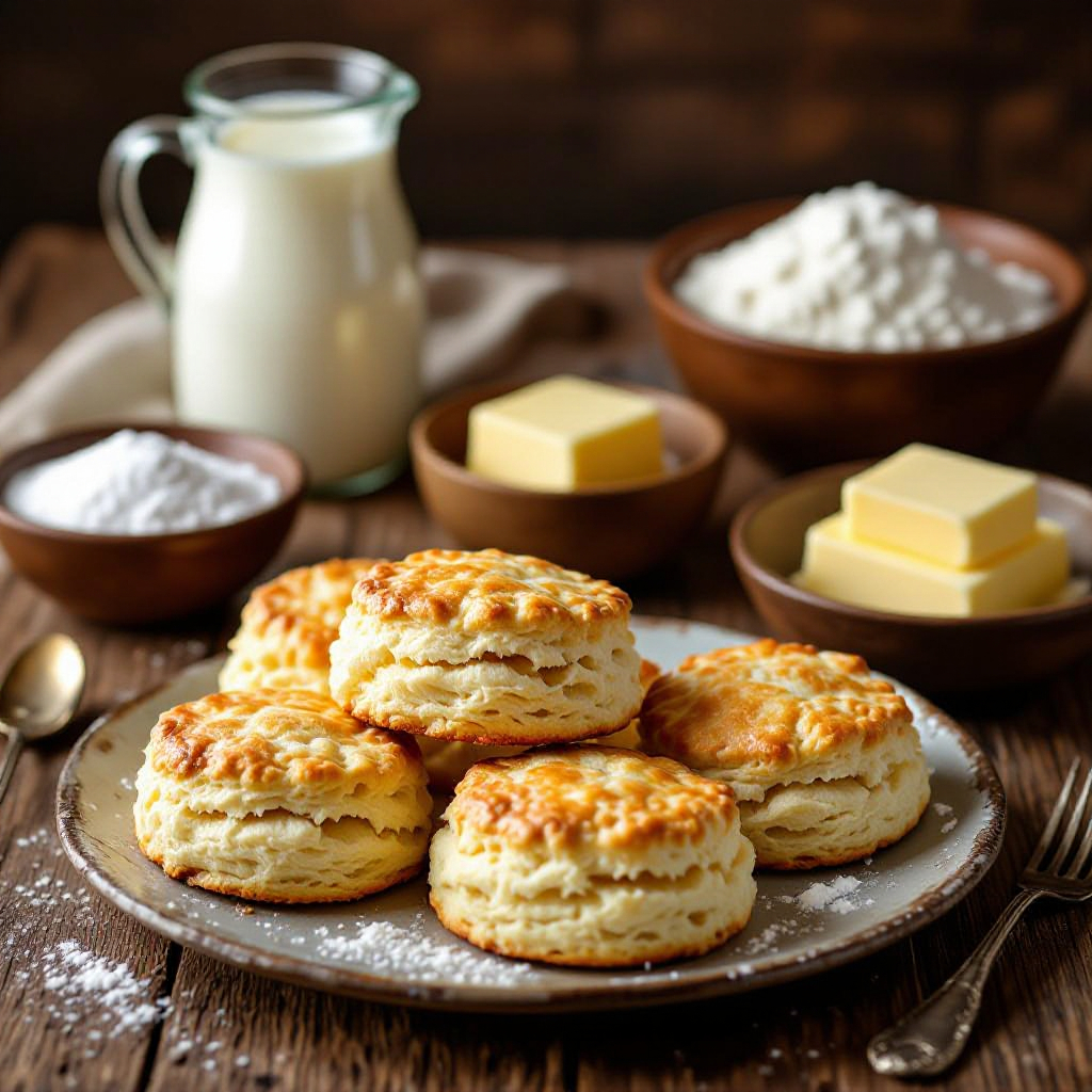 Old-Fashioned Southern Buttermilk Biscuits recipe image