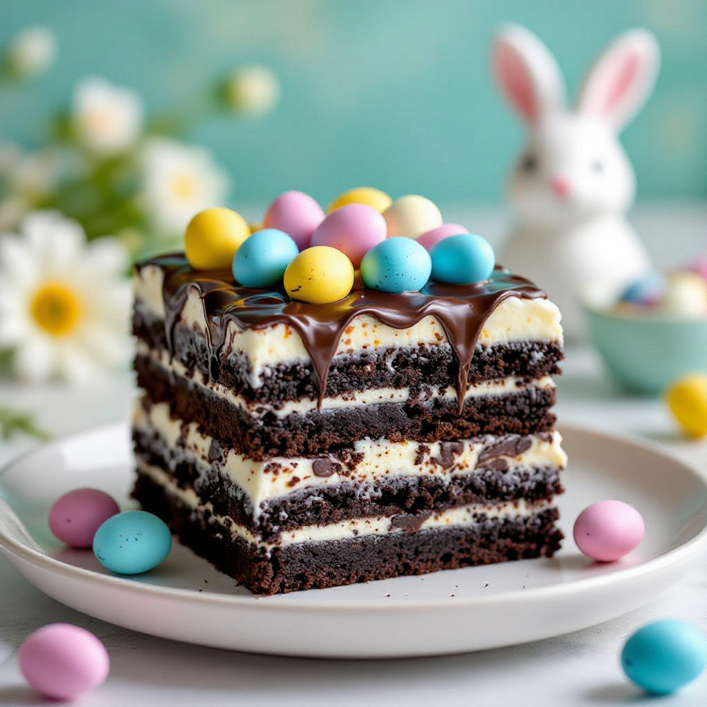 Easter Oreo Cookie Casserole recipe instructions