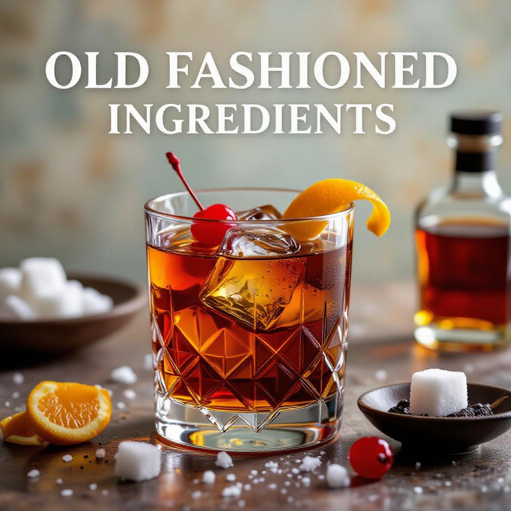 old fashioned cocktail recipe recipe image