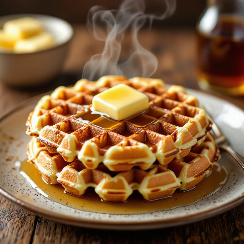 Southern Style Buttermilk Waffles recipe instructions