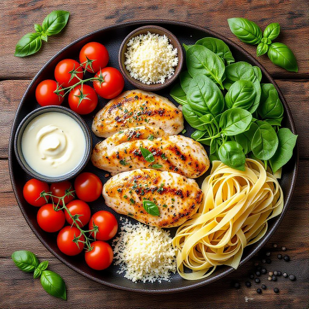 Creamy Tuscan Chicken Pasta recipe image